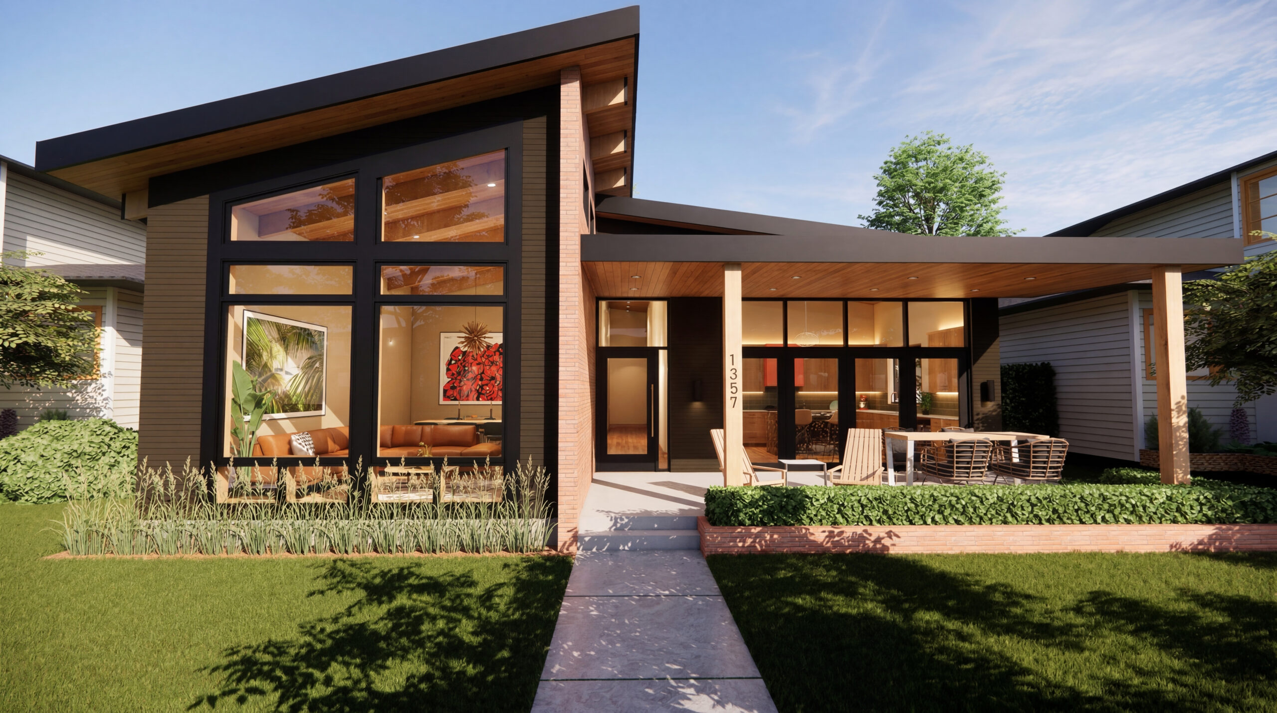 Home website fargo exterior elevation